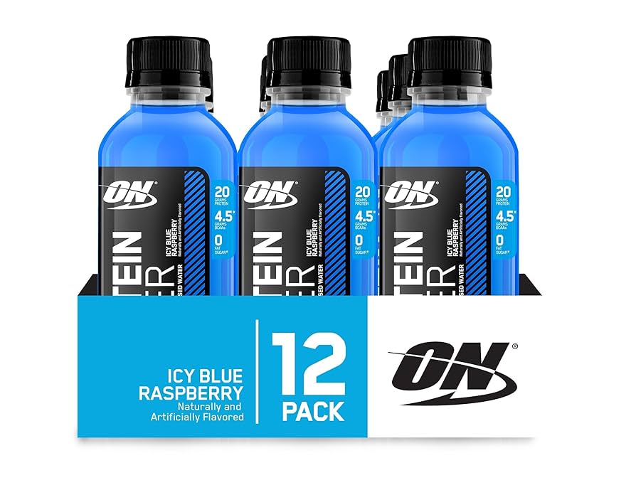 Amazon | Optimum Nutrition Protein Water, Icy Blue Raspberry